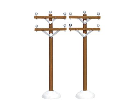 Lemax Telephone Poles
