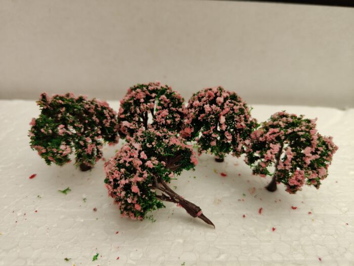 Foto 9 Struikjes Groen/ Rose - Afbeelding 2