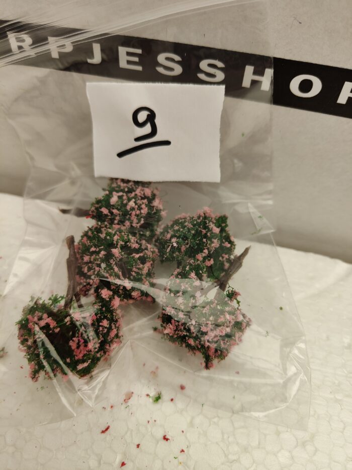 Foto 9 Struikjes Groen/ Rose - Afbeelding 3