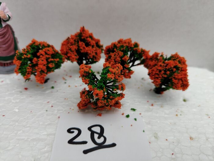 Foto 28 Struikjes Groen/ Orange - Afbeelding 2