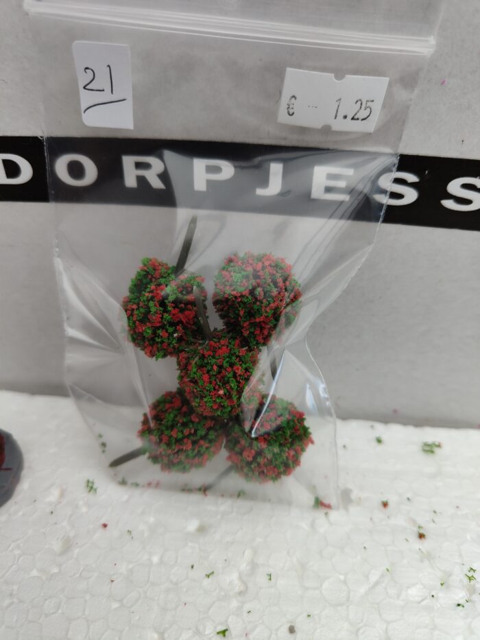 Foto 21 Bloembolletjes Rood - Afbeelding 2