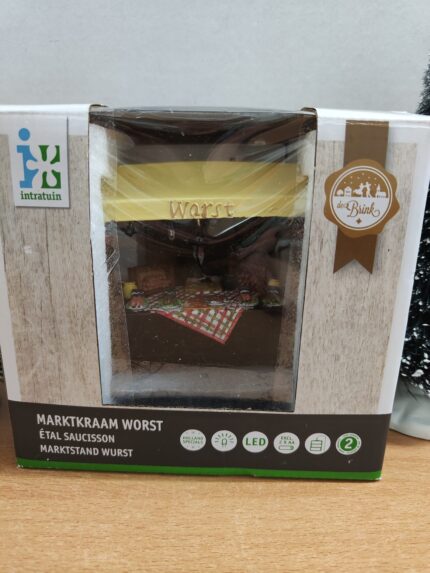 Intratuin de Brink Marktkraam worst