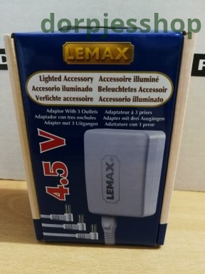 herfst Azië geweten Lemax Power Adapter 4.5V - Dorpjesshop