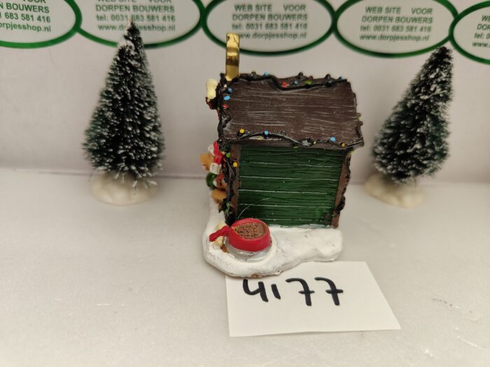 Foto 4177 Lemax Decorated Light Doghouse - Afbeelding 2