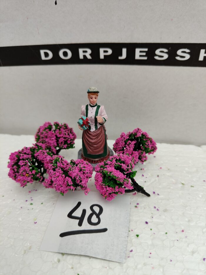 Foto 48 Struikjes Groen/hard rose - Afbeelding 3