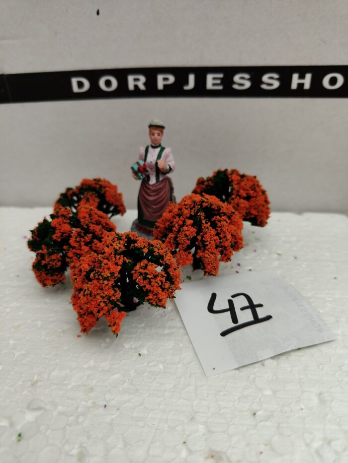 Foto 47 Struikjes Groen/ Orange groot - Afbeelding 2