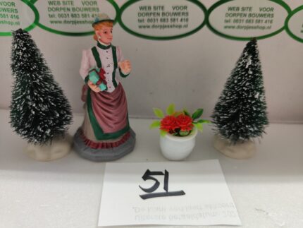 Foto 51 Bloempotje met orange bloemetjes