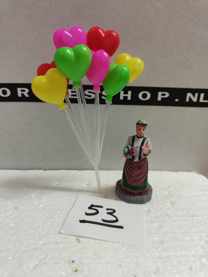 Foto 53 Hartjes ballonnen - Afbeelding 1