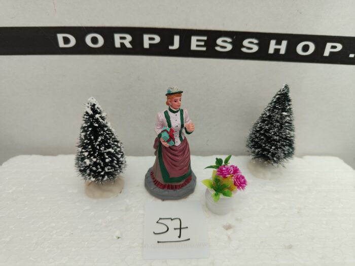 Foto 57 Bloempotje met Rose bloempjes - Afbeelding 2