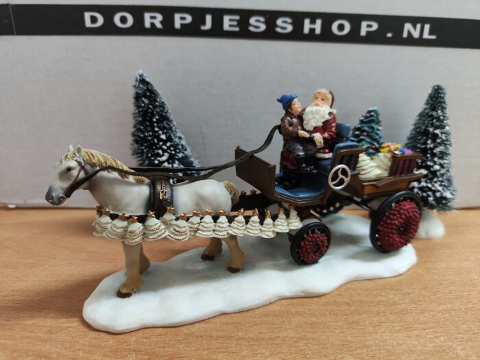 IMG20221218172507 Santa and child on carriage - Afbeelding 2