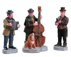 52035 Lemax Streetside Trio,Set Of 3.* - Afbeelding 1