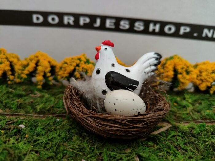 Kip in nest - Afbeelding 3