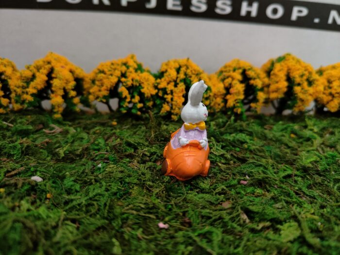 Konijn in wortelkarretje - Afbeelding 3