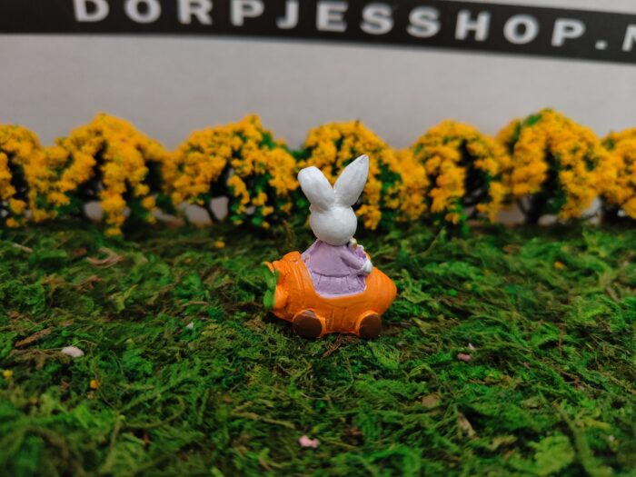 Konijn in wortelkarretje - Afbeelding 2