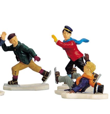 Ice Skating Follies,Set Of 3!