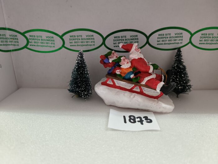 Foto 1873 Sledding with Santa - Afbeelding 1