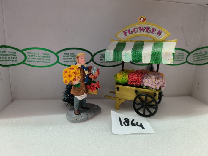 Foto 1864 Flower Cart - Afbeelding 2