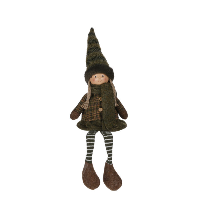 1124329 Meisje zittend groen - Afbeelding 1