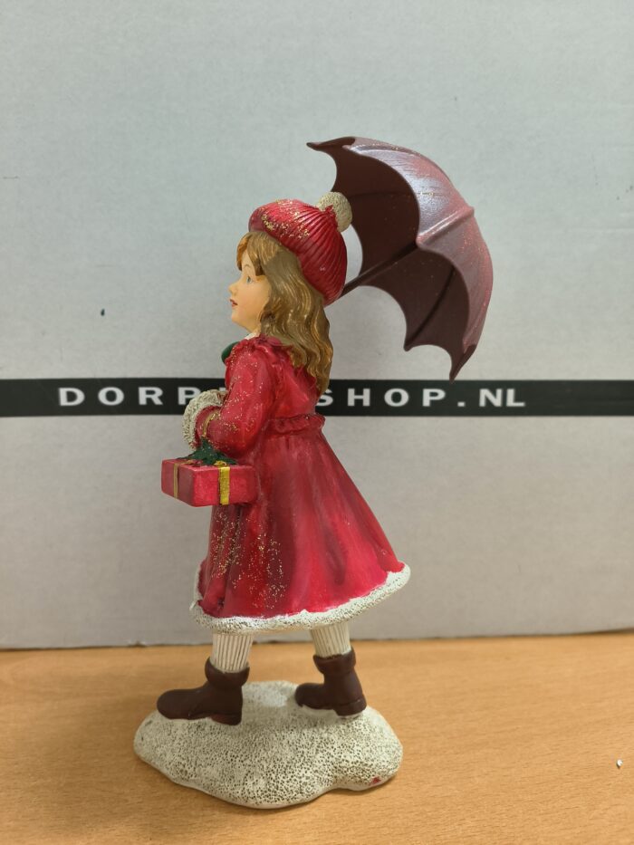 Meisje paraplu rood - Afbeelding 5