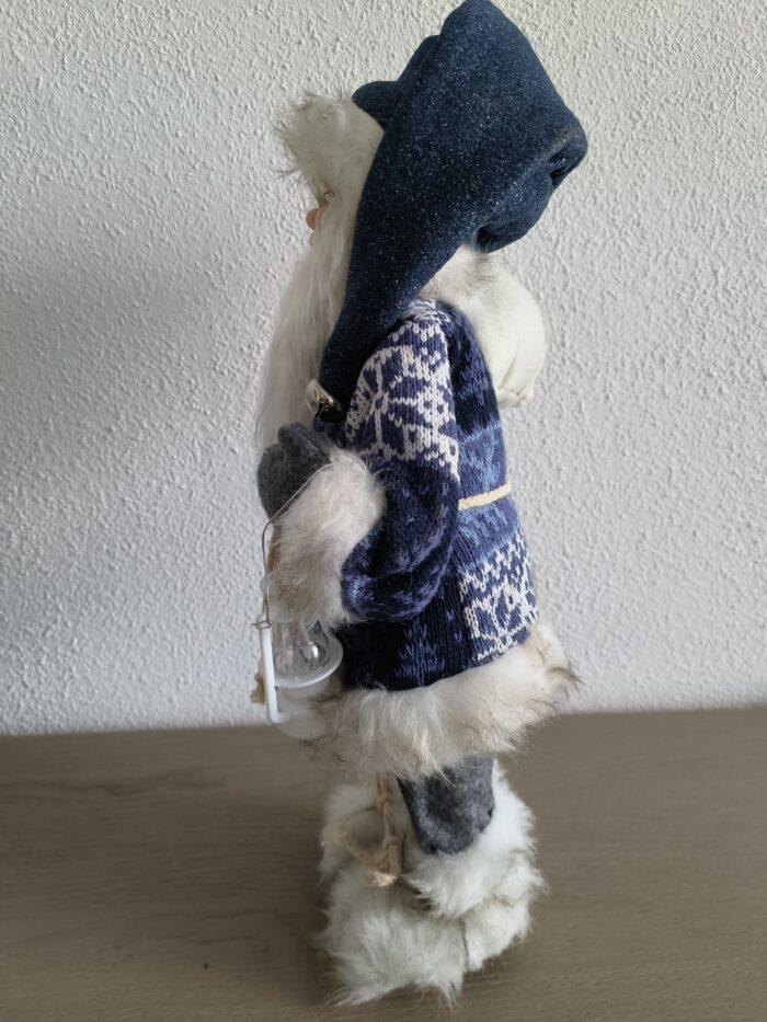 Kerstman 2 Blauw - Afbeelding 2