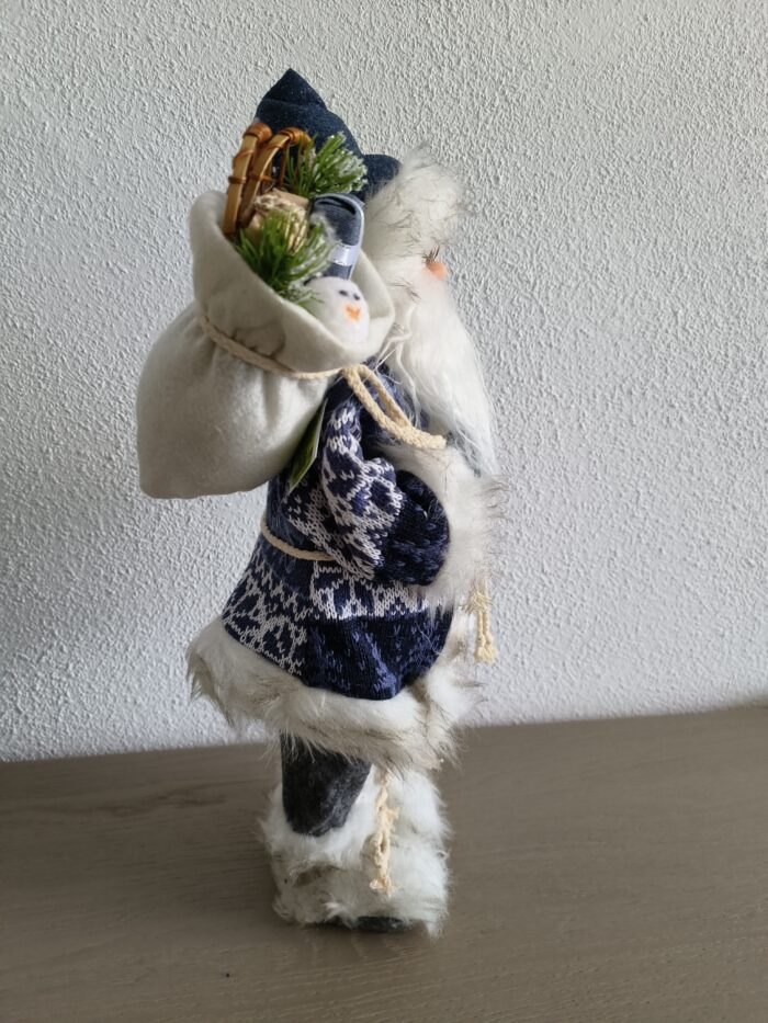 Kerstman 2 Blauw - Afbeelding 3
