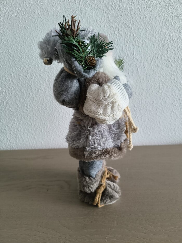 Kerstman 6 Grijs - Afbeelding 2