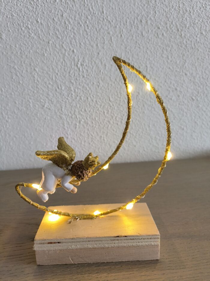 Verlichte maan met engeltje - Afbeelding 4