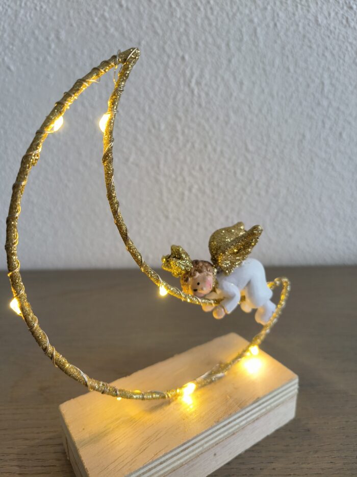 Verlichte maan met engeltje - Afbeelding 5