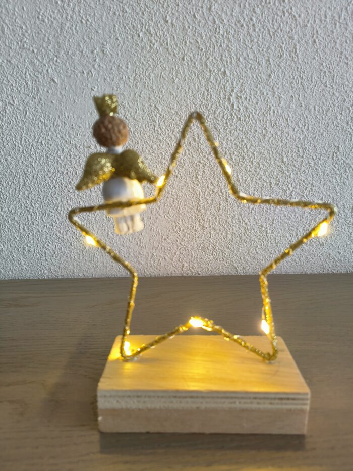 Verlichte ster met engeltje - Afbeelding 4