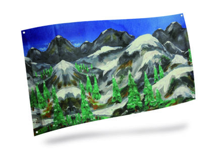 MyVillage Achtergrond doek Schilderij