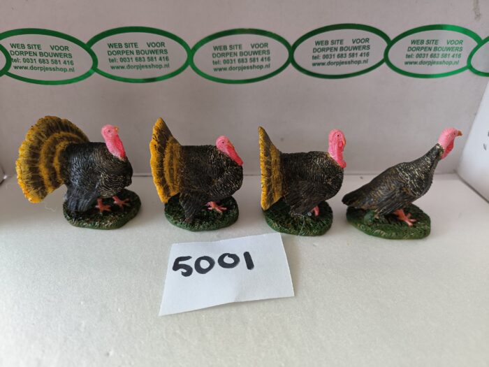 Foto 5001/42 Gobbling Turkeys - Afbeelding 2