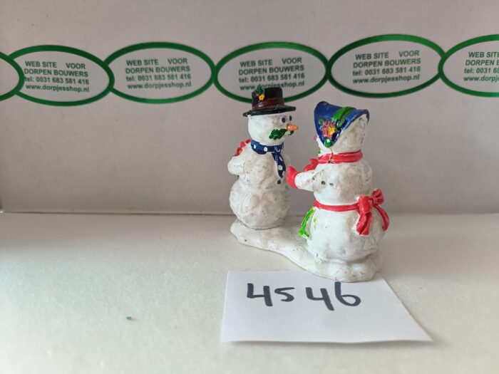 Foto 4546/42 Kissing Snowcouple - Afbeelding 2