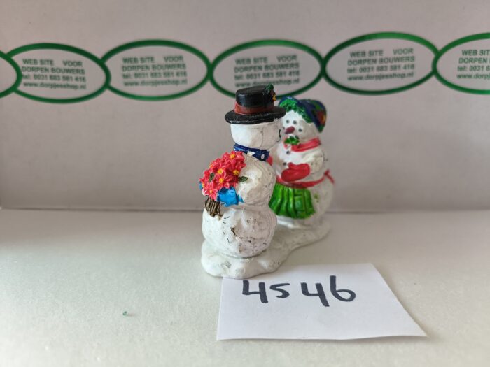 Foto 4546/42 Kissing Snowcouple - Afbeelding 3