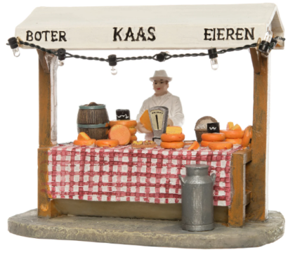Marktkraam Boter, kaas en eieren
