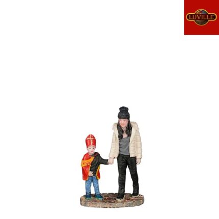 Moeder met hulp sint