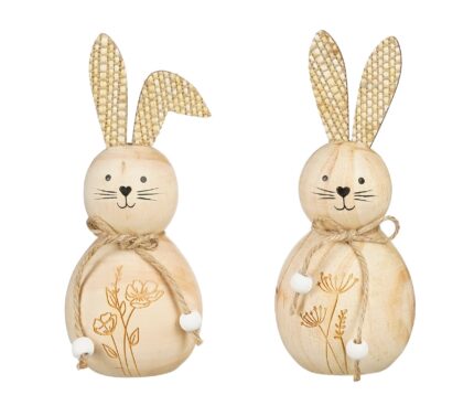 Houten konijnen