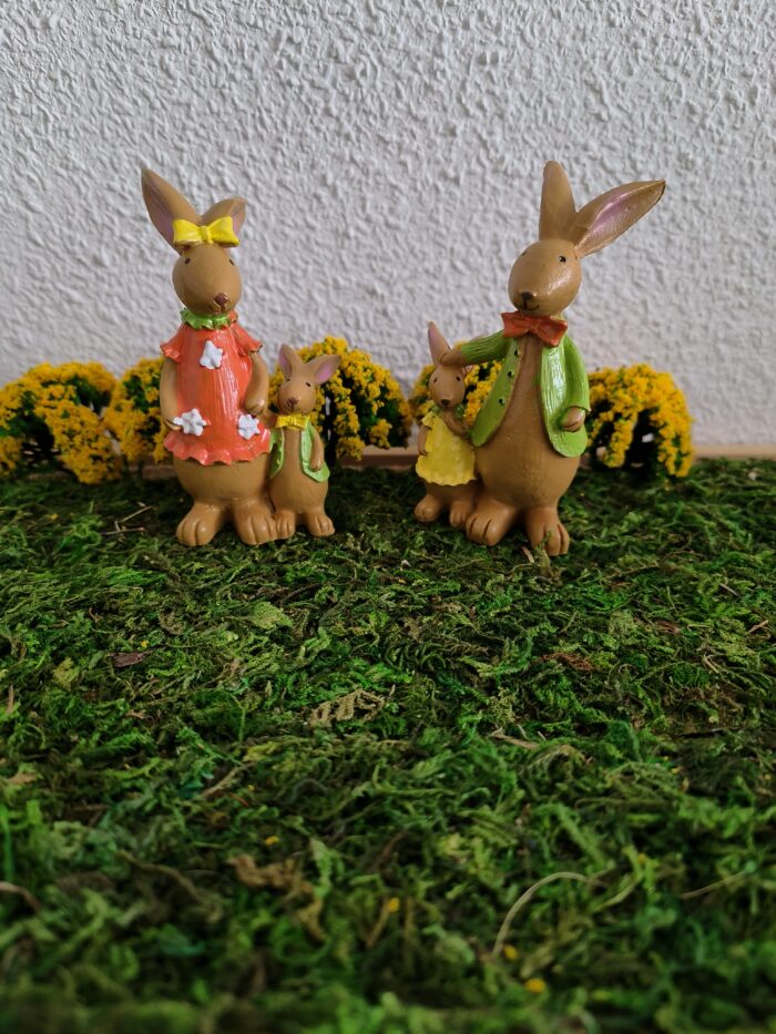 Konijnen met kind - Afbeelding 2