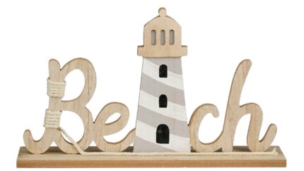 Beach vuurtoren grijs