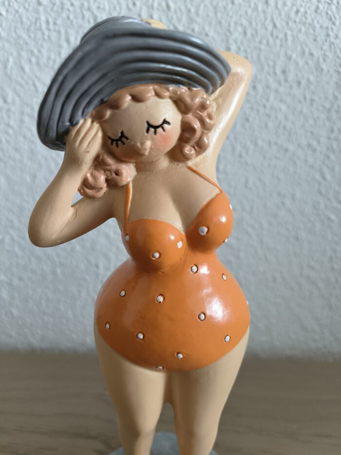 Vrouw orange - Afbeelding 3