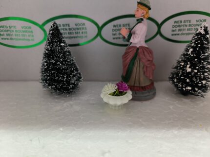 Foto 73 Bloempotje Wit/rose