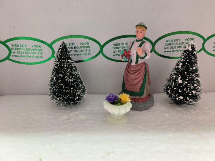 Foto 70 Bloempotje Geel/Paars - Afbeelding 1