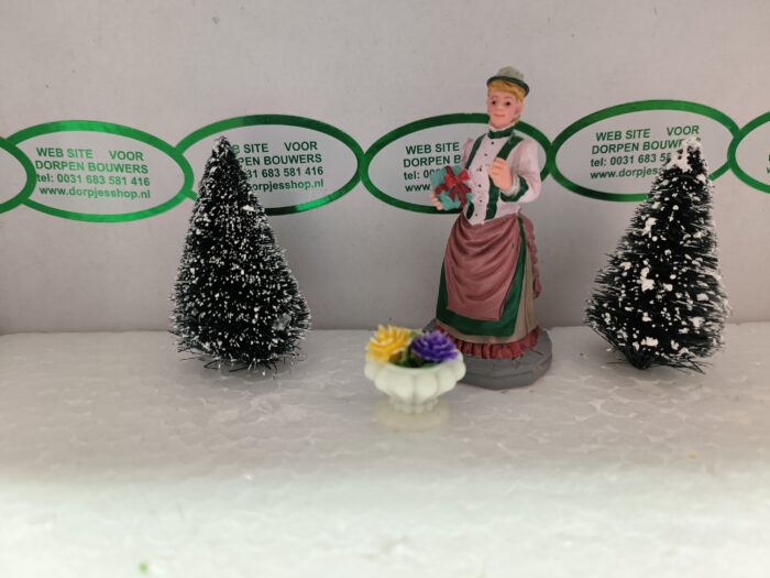 Foto 70 Bloempotje Geel/Paars - Afbeelding 2