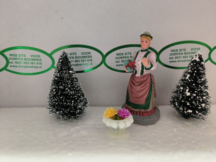 Foto 72 Bloempotje Geel/rose - Afbeelding 3