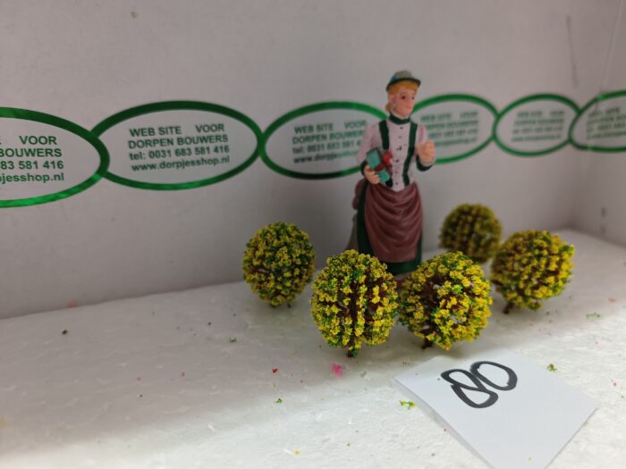 Foto 80 Bloembolletjes Groen/Geel - Afbeelding 2