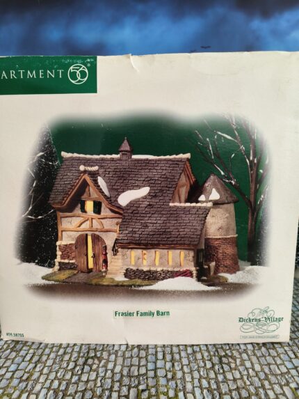 Dickens Village Frasier family barn