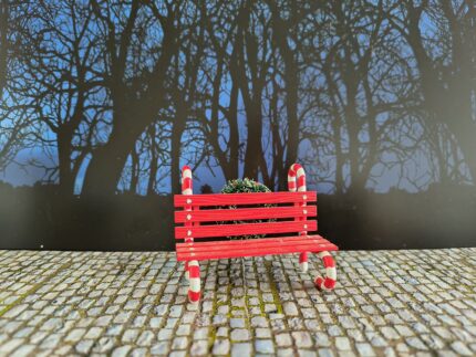 Candy Cane Bench