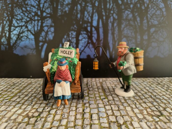 Chelsea Market Mistletoe Monger & Cart - Afbeelding 2