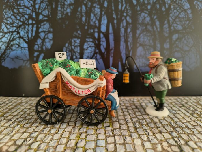 Chelsea Market Mistletoe Monger & Cart - Afbeelding 3