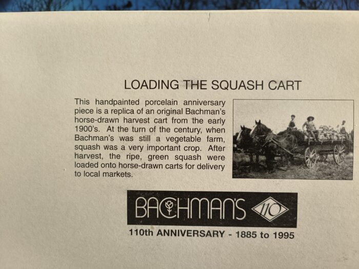Bachman's Horse Drawn Squash Wagon - Afbeelding 5