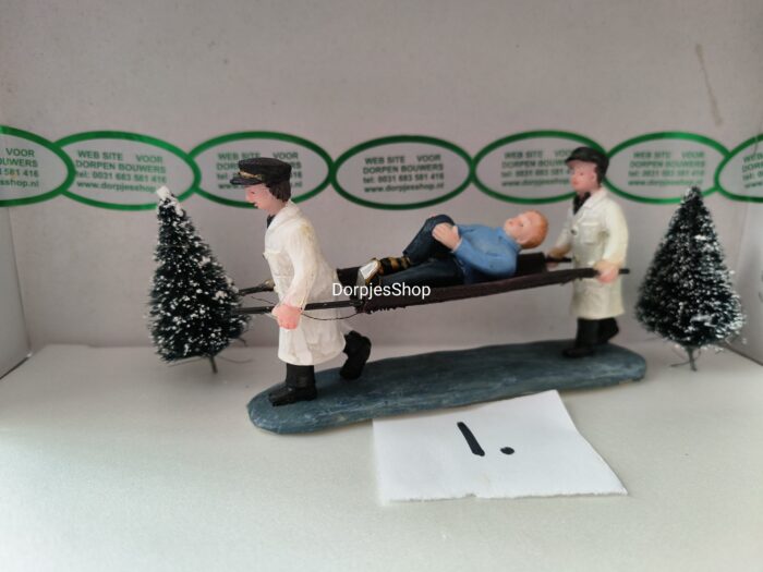 oplus_131074 Gevallen schaatser op brancard - Afbeelding 1